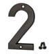 thumbnail image 1 of Número 2 Hy-Ko Bronce Antiguo 4", 1 of 3