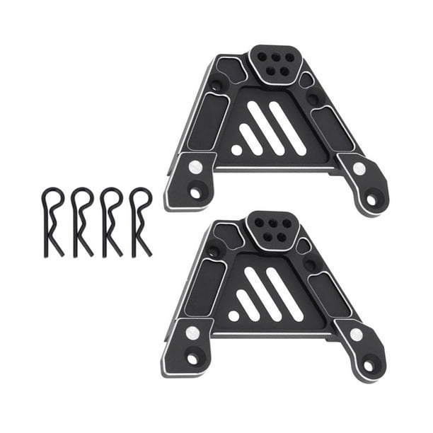 2 soportes de torre de amortiguación RC, piezas de actualización para Axial SCX6, accesorios DIY Trasero