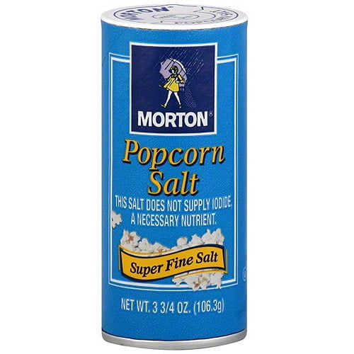 Morton Popcorn Salt, 3.75 oz (Pack of 12)