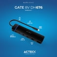 thumbnail image 4 of HUB Acteck GATE 8V DH676 Multipuerto 8 en 1 USB-C HDMI DisplayPort Micro SD Negro AC-936477, 4 of 5