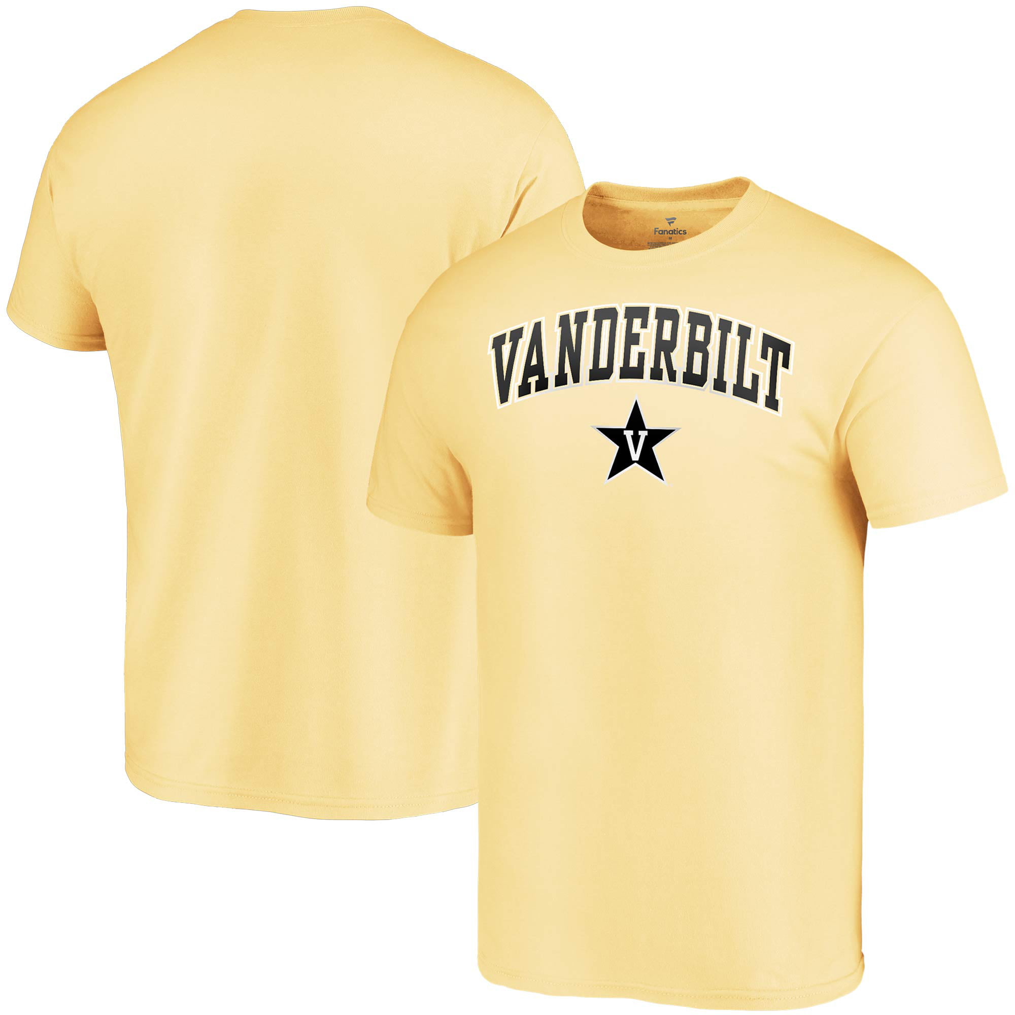 Dark Heather Elite Fan Shop Vanderbilt Commodores Mens Long Sleeve Arch Tee Shirt X Large 