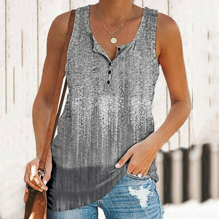 

Women s V-neck Undershirt Sleeveless Button-down Casual Undershirt Shirt T-shirt