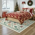 thumbnail image 4 of Lahome Christmas Area Rug,5'x7' Entry Rug Non-Slip Washable Indoor Door Mat for Living Room,Oriental Accent Throw Rug for Bedroom Kitchen, 4 of 9