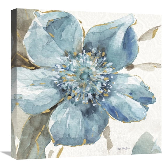 Global Gallery's 'Indigold VI' By Lisa Audit Stretched Canvas Wall Art