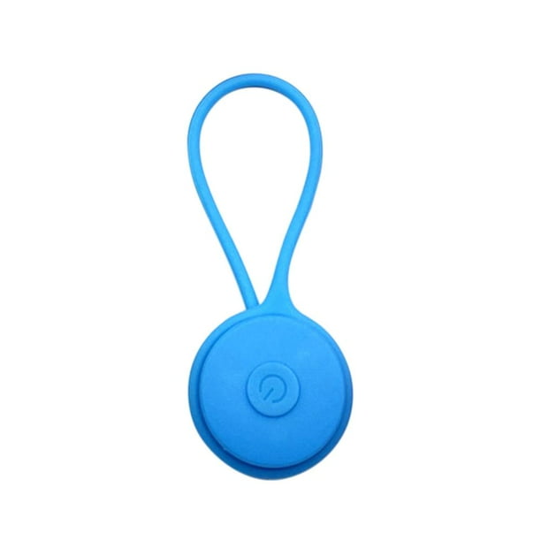 Mochila LED intermitente de silicona Lámparas de advertencia de seguridad nocturna Azul claro Azul JShteea El nuevo