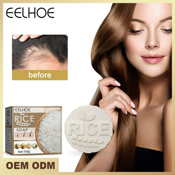 Felirenzacia AntiHair Loss Rice Shampoo Bar Rice Water Shampoo And
