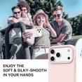 thumbnail image 5 of Smooth Liquid Silicone Case for iPhone 17 Pro Max 6.9", Shockproof Protective Phone Cover,Chalk Pink, 5 of 6