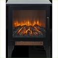 thumbnail image 4 of Electric Fireplace Stove, 17-Inch Freestanding with 3D Flame & Two-Speed Heat | Freestanding | Antique Black, 4 of 21