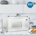 thumbnail image 5 of Danby Countertop Microwave Oven 0.9 cu ft 900 W in Stainless Steel, 5 of 11