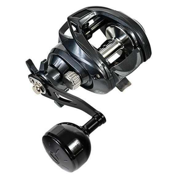 5.3:1 Widen Casting Reels 15kg Strong Brake Force Baitcasting Reel Anti Fry Line Metal Line Cup Wide Body Sea Fishing Wheel