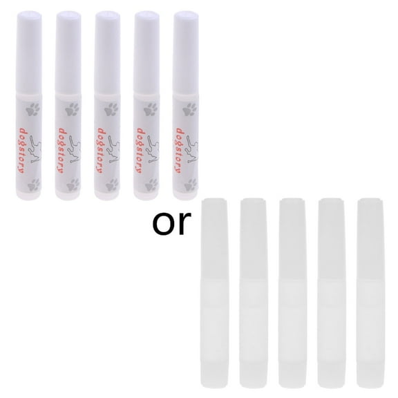 5Pcs Pet Cap Set with Applicator for Pet Kitten Puppy for Dog Caps Soft Claw Covers