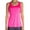 Hot Pink, variant on Faye+Florie Moisture Wicking Racerback Tee (Hot Coral, X-Large)