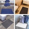 thumbnail image 5 of American Soft Linen, Slip Reducer Bath Rug, 100% Cotton 20x34 inches, Soft Absorbent Bath Mat Rugs, Dark Gray, 5 of 8