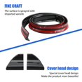 thumbnail image 3 of GHSDFBB Pack-1 Car Rear Spoiler, Universal 4.9ft/1.5m Gloss Black Rubber Car Rear Spoiler Kit, Spoiler for Car Rear Window Fits for Most Cars, Punch-Free Installation, 3 of 5