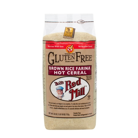 Bob's Red Mill Gluten Free Hot Cereal Farina, Brown Rice, 26 (Best Bottles For Rice Cereal)