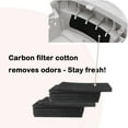 thumbnail image 4 of Genligt Activated Carbon Filters Compatible with LR 3 Connect Cat Litter Box, Replacement Official Size, 4 Pack, 4 of 7