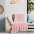 thumbnail image 4 of Unique Bargains Cotton Blanket Decorative Cable Knitted Throw Soft Knit Blankets, 4 of 10