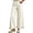 White-#027, variant on Women's Corduroy Ruffle Baggy Pants 2026 Ruffle Hem Wide Leg Pants Elastic Waist Denim Pants Boyfriend Baggy Palazzo Pants