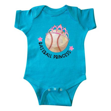 

Inktastic Baseball Princess- Tiara Gift Baby Girl Bodysuit
