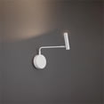 thumbnail image 2 of WAC Lighting Sprig 8" 1-Light LED 3000K Metal Reading Light in White, 2 of 4
