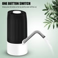 thumbnail image 4 of Presión eléctrica Bomba de agua eléctrica automática Dispensador de agua de galón Bomba de botella de agua sin ruido recargable inteligente con interruptor y cable USB para el hogar Oficina al aire, 4 of 8