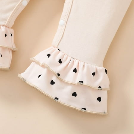 

Gubotare Baby Rompers Girl Fall Toddler Baby Pumpkin Patch Outfit Boy Girl Oversized Onesie Sweatshirt Romper Cute Clothes White 3-6 Months