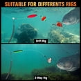 thumbnail image 5 of 4oz Rattling Catfish Weights Anti-Snag Bottom Dragging Sinkers Drift Rig for Heavy Current 3PCS, 5 of 6