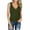 Army green, variant on Sleeveless Womens V Neck Tank Tops Henley Shirts Button Up Ribbed Long Tunic Tees