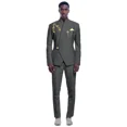 thumbnail image 3 of Nuevos trajes amarillos para hombre, último diseño, solapa, un botón, informal, ajustado, traje para hombre, negocios, boda, novio, elegante, 2 piezas, chaqueta, pantalones, 3 of 5