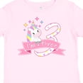 thumbnail image 4 of Inktastic I'm Three Cute Unicorn 3rd Birthday Boys or Girls Toddler T-Shirt, 4 of 5