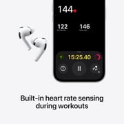 Restored Apple AirPods Pro 3 Wireless Earbuds, Active Noise Cancellation, Live Translation, Heart Rate Sensing, Hearing Aid Feature, Bluetooth Headphones, Spatial Audio, High-Fidelity Sound, USB-C Charging