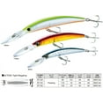thumbnail image 2 of Yo-Zuri Crystal Minnow Deep Diver, 5-1/4" Red Head Hard Bait Fishing Lure, 2 of 3