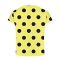 thumbnail image 5 of yillto Women Tshirts Short Sleeve Crewneck Casual Tee Pokla Dot Printed Summer Loose Shirts Tops, 5 of 5