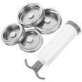 thumbnail image 1 of BESTYASH Mason Jar Vacuum Sealer Hand Pump Prevent Spoilage ABS 5-Piece Set, 1 of 8