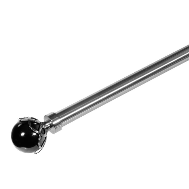 25 / 28Mm Drapé Pole Set (Black Pearl - Nickel) (48-84)