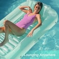 thumbnail image 4 of YATOUT Joy Large Inflatable Floating Lounger for Pool, Sunbed, Inflatable Sun Mattress, Can Be Used Outdoors, in the Garden, in the Backyard, 4 of 5
