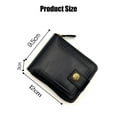 thumbnail image 6 of Egoelife Men Wallet, Vintage PU Leather Multi-Card Zipper Wallet Slots and Zipper Pocket Large Capacity Buckle Credit Card Holder Wallet with Zipper, 6 of 6