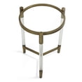 thumbnail image 2 of Cortesi Home Claro Round Clear Acrylic End Table, 2 of 5
