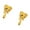 Gold, variant on Stylish Alloy Melting Heart Earrings Trendy Stylish Fashion Jewelry Gift for Women