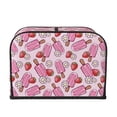 thumbnail image 2 of Daiia Strawberry Popsicle Pattern 4 slice Toaster Cover, Toaster Appliance Dust-proof Cover For Kitchen Small Appliance Dust Cover and Fingerprint Protection, 2 of 7