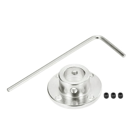 

Uxcell 1 Pcs 12mm Flange Coupling Connector Rigid Guide Model Coupler with Mini Hex Wrench and Fastening Screw