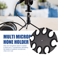 thumbnail image 3 of Support de Microphone, Support Multi-Mic pour Micros Filaires et Sans Fil, Organiseur et Affichage de Micros pour Support de Micro, 3 of 7