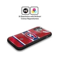 thumbnail image 2 of Head Case Designs Officially Licensed NHL Montreal Canadiens Jersey Hybrid Case Compatible with Apple iPhone 15 Plus, 2 of 7