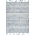 thumbnail image 2 of nuLOOM Diem Geometric Cotton Tassel Area Rug, 8' x 10', Blue, 2 of 2