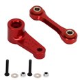 thumbnail image 2 of RC Servo Horns Set, Stable Reliable Aluminum Alloy RC Steering Gear Rod Easy Replaceable  For RC Car Red,Black, 2 of 8