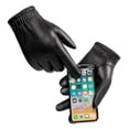 thumbnail image 1 of BEMS-Guantes cálidos de invierno para hombre, pantalla táctil, mensajes de texto, conducción, motocicleta, guantes de vestir, color negro, 1 of 5
