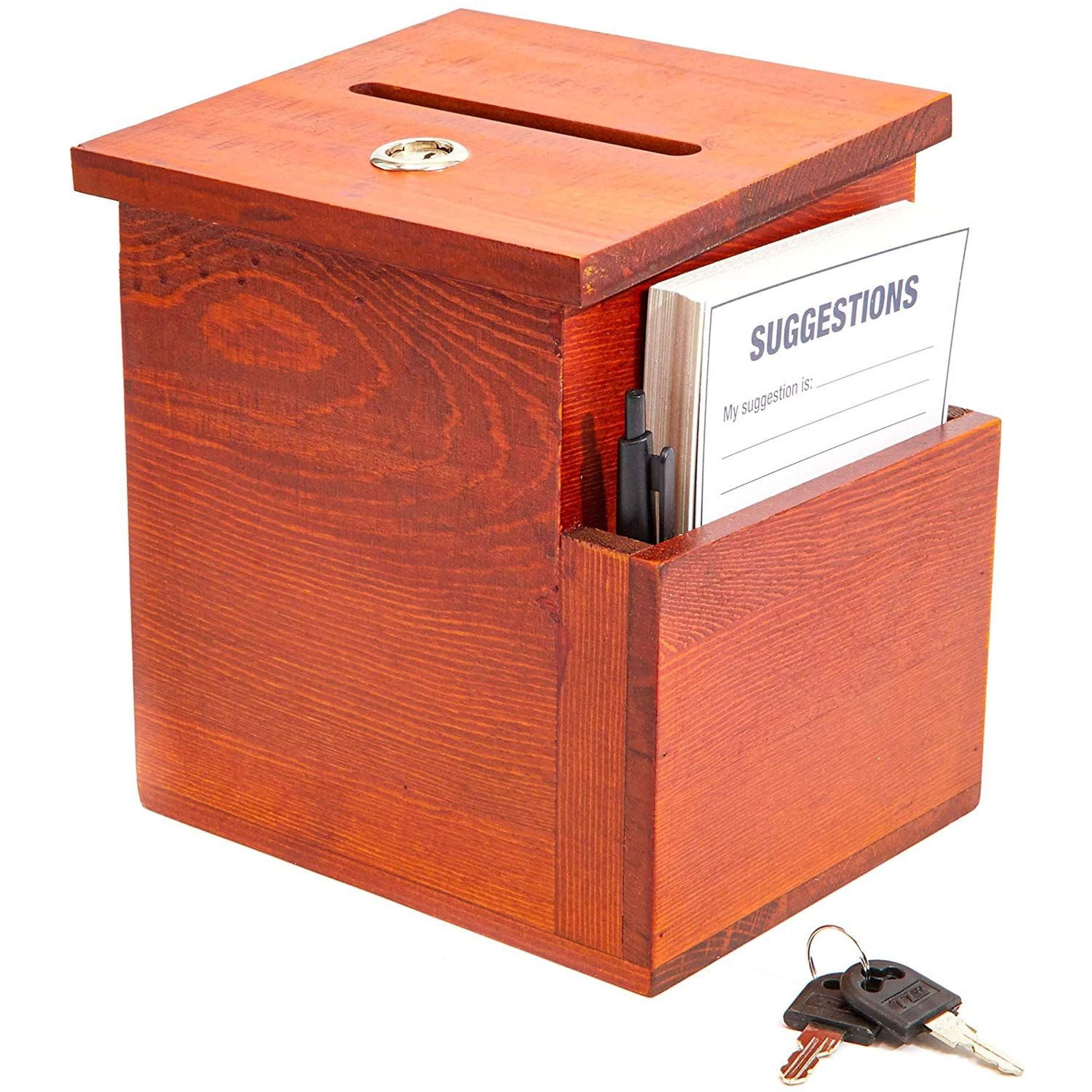 toy box with lock and key