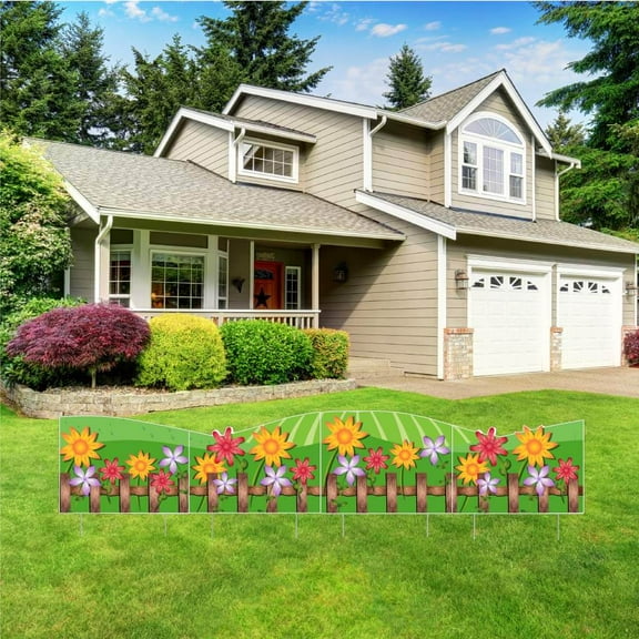 VictoryStore Spring Flowers Easy Setup Decorations Set, Outdoor Spring Party Supplies, 4 Piece Set, 20122