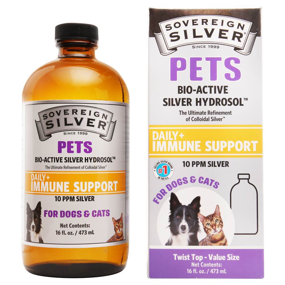 Sovereign Silver BioActive Silver Hydrosol For Pets 10 Ppm 16 fl