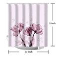 thumbnail image 3 of Ink Flower Series Shower Curtain Home Bathroom Dry And Wet Separation Shower Curtain Digital Printing Waterproof Shower Curtain, 3 of 5